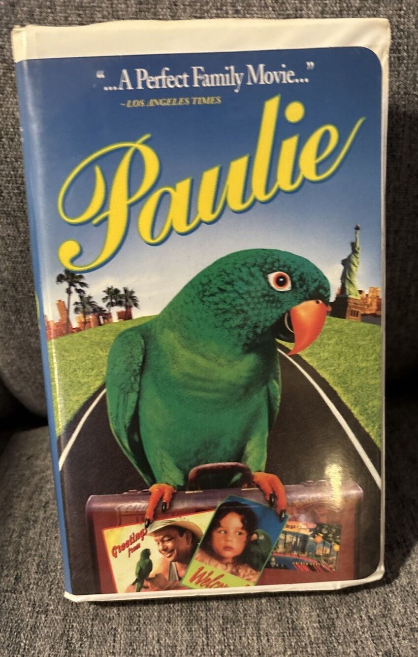 Paulie VHS Movie Videocassette Tape Family Comedy 1998